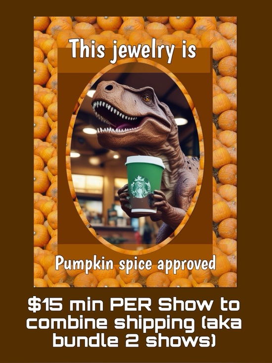 Show Jewelry - 8/23-24 Jewelry Live  PLS READ B4 BIDDING!  $15 min per SHOW 2 Combine/5# Max